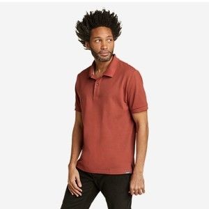 EDDIE BAUER classic field pro short sleeve polo shirt SZ Large Tall